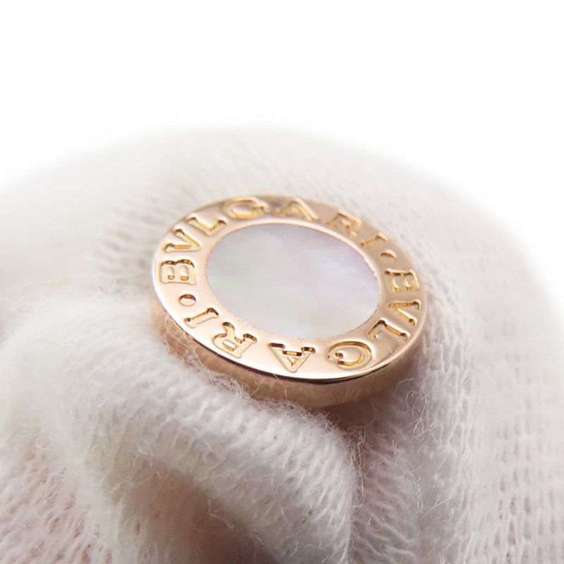 ブルガリ ピアス ブルガリ・ブルガリ イヤリング ホワイトシェル K18PGピンクゴールド OR856236 BVLGARI