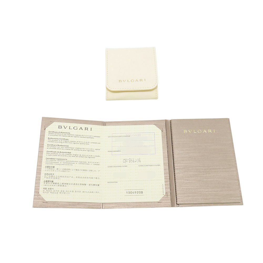 ブルガリ ピアス ブルガリ・ブルガリ イヤリング ホワイトシェル K18PGピンクゴールド OR856236 BVLGARI