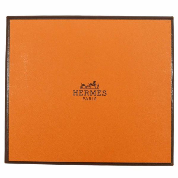 エルメス 三つ折り財布 ベアンコンビネ エトゥープ/シルバー金具 シェブルミゾル B刻印 HERMES 財布 シェーブル