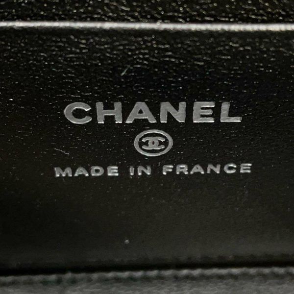 シャネル チェーンショルダーバッグ マトラッセ ココマーク ヴァニティケース ラムスキン AP2199 CHANEL ブラック 黒 バニティ