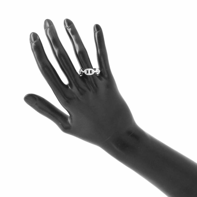 エルメス リング シェーヌダンクル アンシェネPM SV925シルバー リングサイズ59 HERMES 指輪 ジュエリー