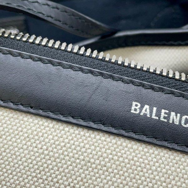 バレンシアガ トートバッグ ネイビーカバス S ポーチ付 339933 BALENCIAGA スモールサイズ バッグ 黒