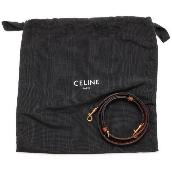 セリーヌ ハンドバッグ キュイル トリオンフ スモールボストン 113773DU3.04LU CELINE 2wayショルダーバッグ