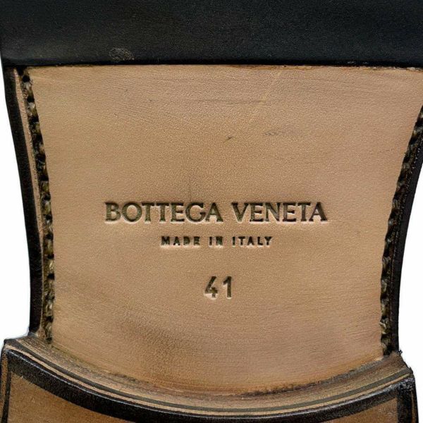 ボッテガヴェネタ ブーツ レースアップ カーフレザー メンズサイズ41 730260 BOTTEGA VENETA 靴 黒