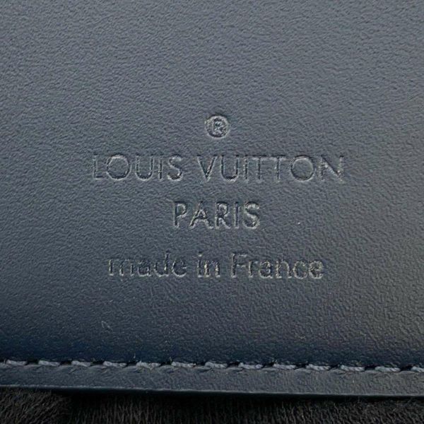 ルイヴィトン 二つ折り財布 モノグラム・シャドウ ポルトフォイユ・ミュルティプル M83379 LOUIS VUITTON ネイビー