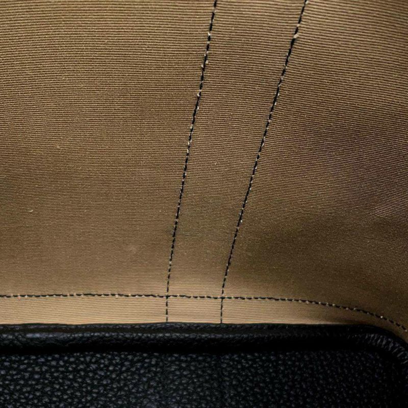 エルメス トートバッグ ガーデンパーティTPM ブラック/トレンチ/シルバー金具 トワルオフィシエ/ネゴンダ A刻印