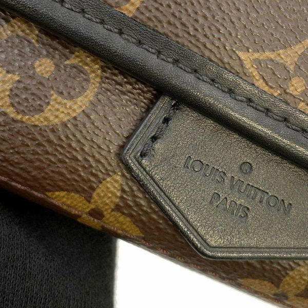 ルイヴィトン ショルダーバッグ モノグラム・マカサー マグネティック・メッセンジャー M45557 LOUIS VUITTON 黒 ブラック