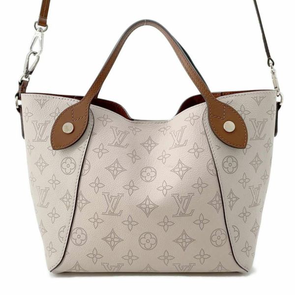 ルイヴィトン ハンドバッグ モノグラム・マヒナ ヒナPM M55551 LOUIS VUITTON 2wayショルダーバッグ グレージュ