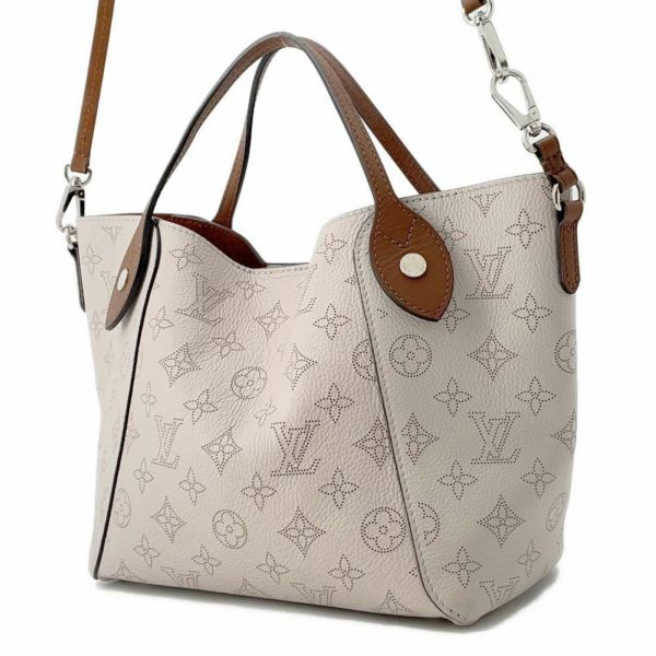 ルイヴィトン ハンドバッグ モノグラム・マヒナ ヒナPM M55551 LOUIS VUITTON 2wayショルダーバッグ グレージュ