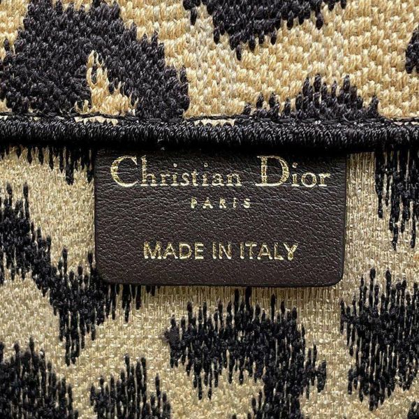 クリスチャン・ディオール トートバッグ ブックトート レオパード ミディアム  Christian Dior ヒョウ柄