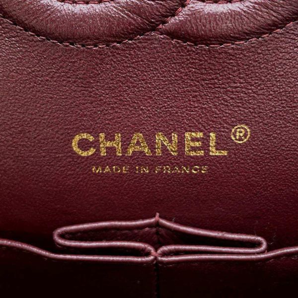 シャネル チェーンショルダーバッグ マトラッセ25 ココマーク キャビアスキン ダブルチェーン A01112 CHANEL 黒