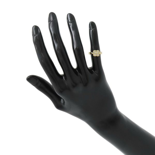 ヴァンクリーフ＆アーペル リング アルノ ダイヤモンド4P K18YGイエローゴールド リングサイズ約3号