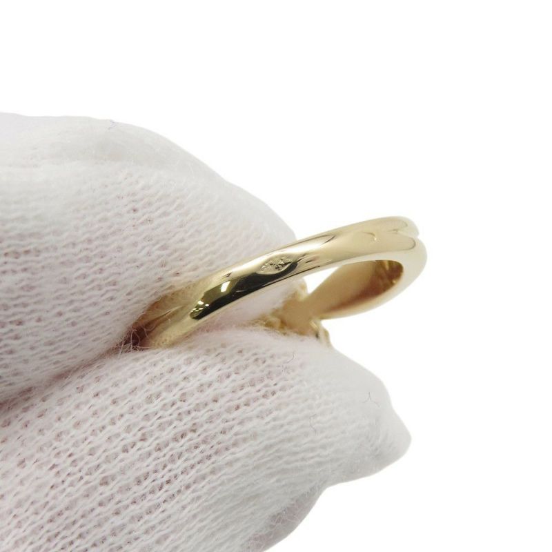 ヴァンクリーフ＆アーペル リング アルノ ダイヤモンド4P K18YGイエローゴールド リングサイズ約3号