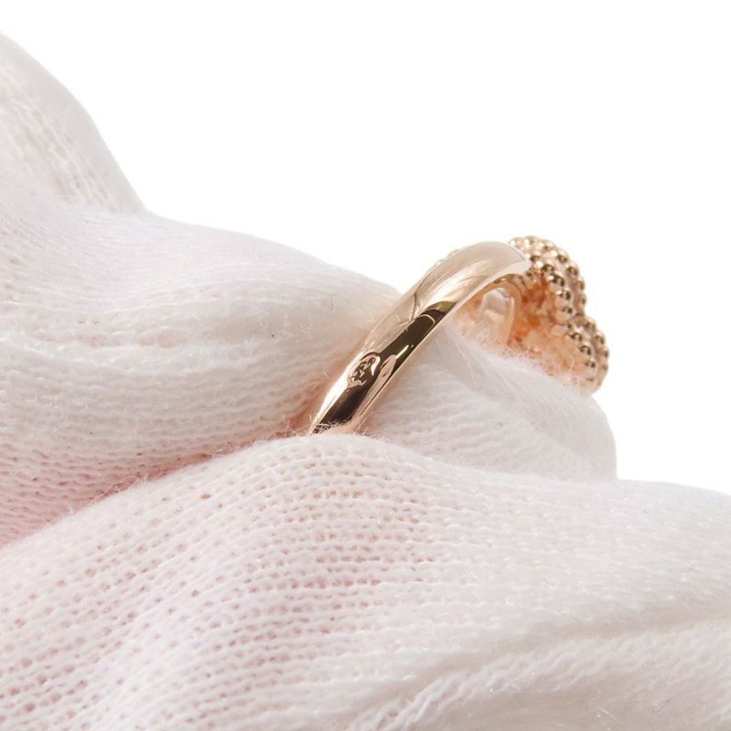 ヴァンクリーフ＆アーペル リング スウィート アルハンブラ リング K18PGピンクゴールド サイズ48 VCARO8DE00 指輪