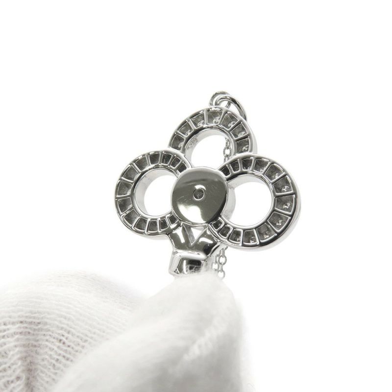 ティファニー ネックレス クラウン キー ラージ ネックレス パヴェ ダイヤモンド 計0.64ct Pt950プラチナ GRP11583 ペンダント