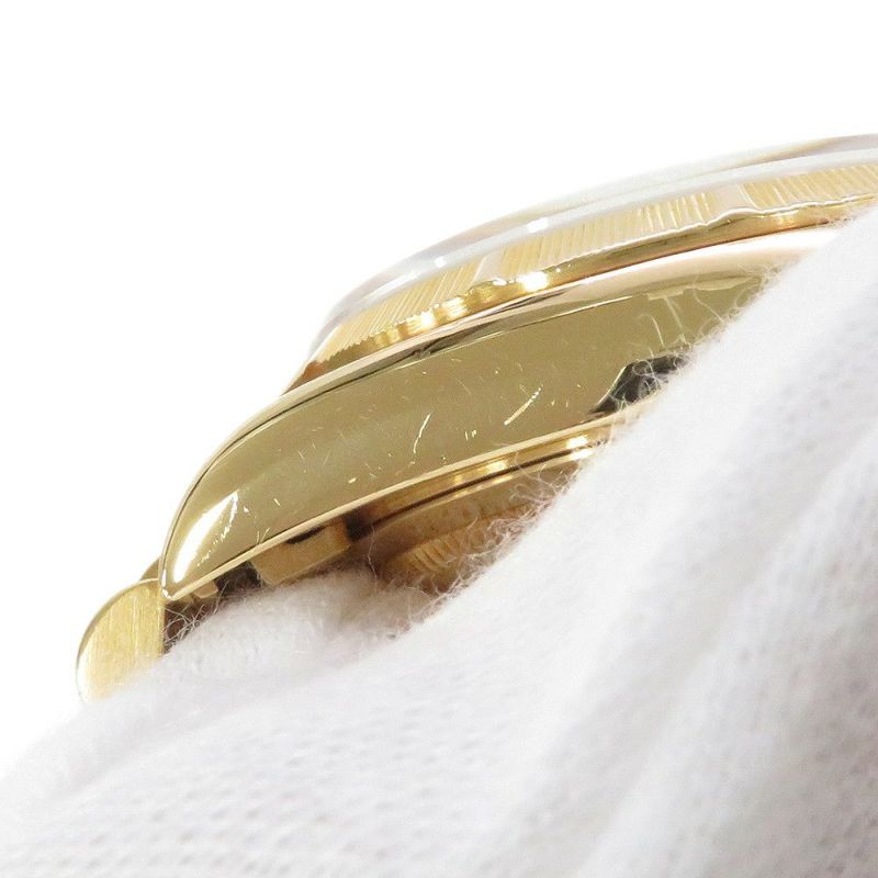 ロレックス デイデイト K18YG 10Pダイヤ Y番 18248G ウォッチ シャンパンゴールド文字盤 バーク仕上げ