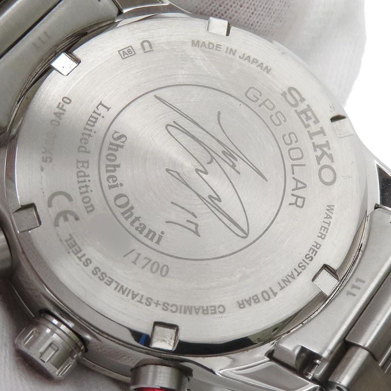 セイコー アストロン 大谷翔平 2019 1700本限定モデル SBXC017 SEIKO 腕時計 黒文字盤 ソーラー電波