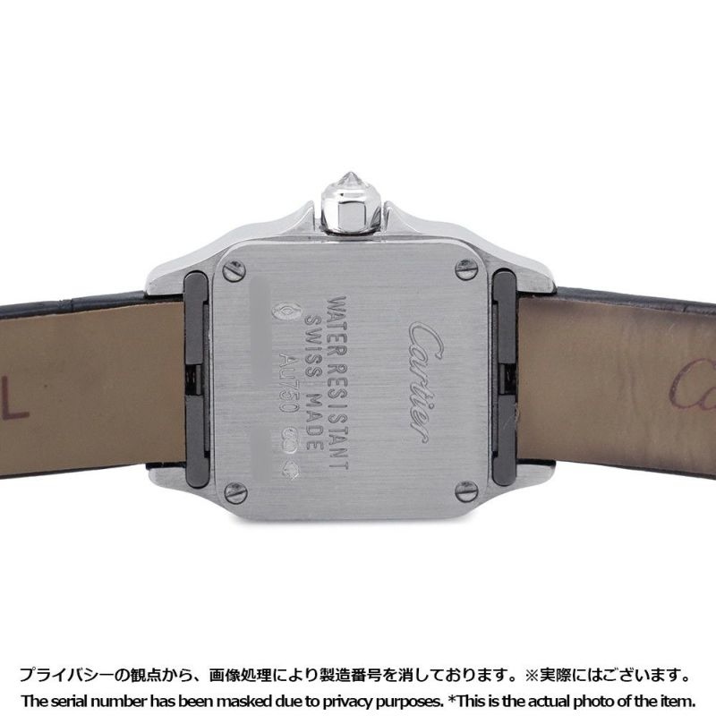 カルティエ サントス ドゥ カルティエ ミニ WF902005 クォーツ Cartier 腕時計 白文字盤