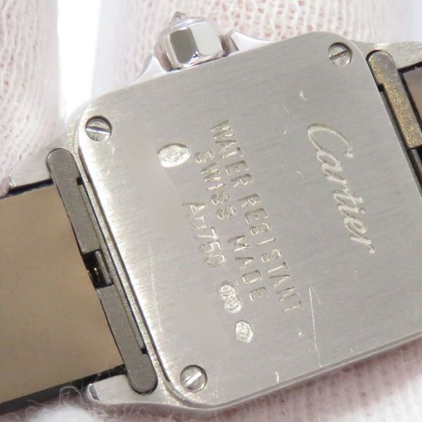 カルティエ サントス ドゥ カルティエ ミニ WF902005 クォーツ Cartier 腕時計 白文字盤
