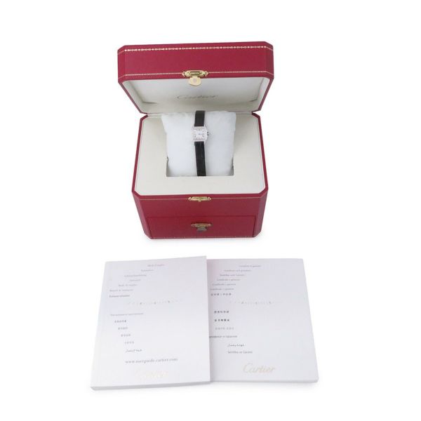 カルティエ サントス ドゥ カルティエ ミニ WF902005 クォーツ Cartier 腕時計 白文字盤