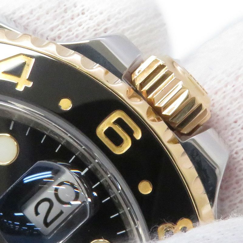 ロレックス GMTマスター2 デイト SS/K18YG ランダムシリアル 116713LN ROLEX 腕時計 コンビ 黒文字盤