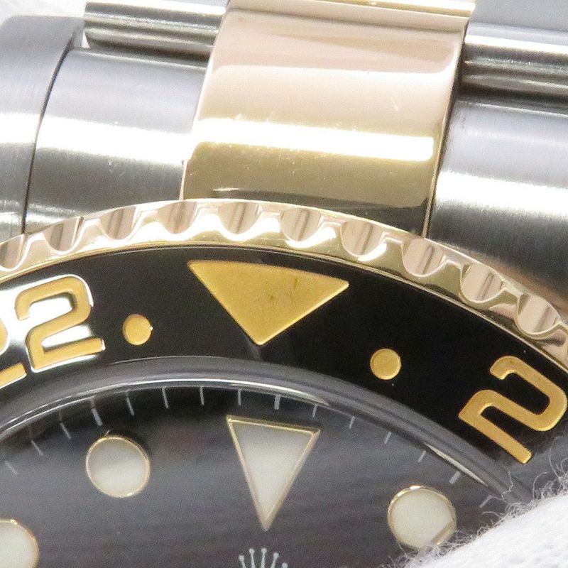 ロレックス GMTマスター2 デイト SS/K18YG ランダムシリアル 116713LN ROLEX 腕時計 コンビ 黒文字盤