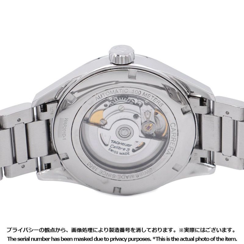 タグホイヤー カレラ キャリバー5 デイデイト TAG Heuer WAR201D.BA0723 腕時計 ウォッチ 白文字盤