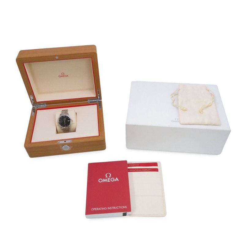 オメガ デ・ヴィル プレステージ コーアクシャル 424.13.40.21.01.001 OMEGA 腕時計 De Ville Prestige 黒文字盤