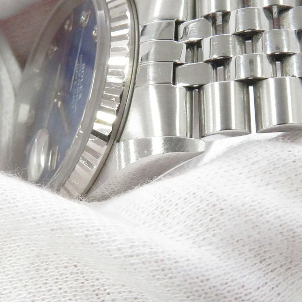 ロレックス デイトジャスト36 P番 SS/K18WGホワイトゴールド 10Pダイヤ 16234G ROLEX 腕時計 ソーダライト文字盤