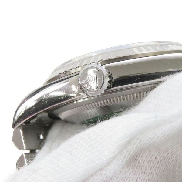 ロレックス デイトジャスト36 P番 SS/K18WGホワイトゴールド 10Pダイヤ 16234G ROLEX 腕時計 ソーダライト文字盤