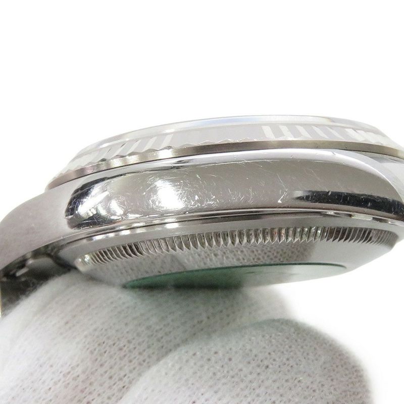 ロレックス デイトジャスト36 P番 SS/K18WGホワイトゴールド 10Pダイヤ 16234G ROLEX 腕時計 ソーダライト文字盤