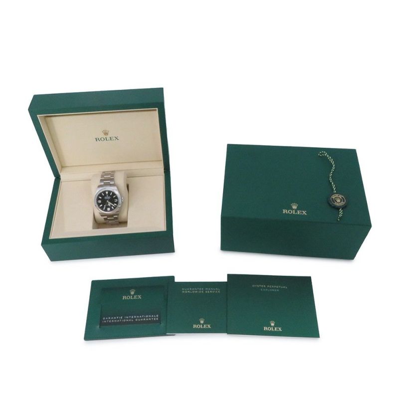 ロレックス エクスプローラー1 40 224270 ランダムシリアル ルーレット 腕時計 ウォッチ 黒文字盤