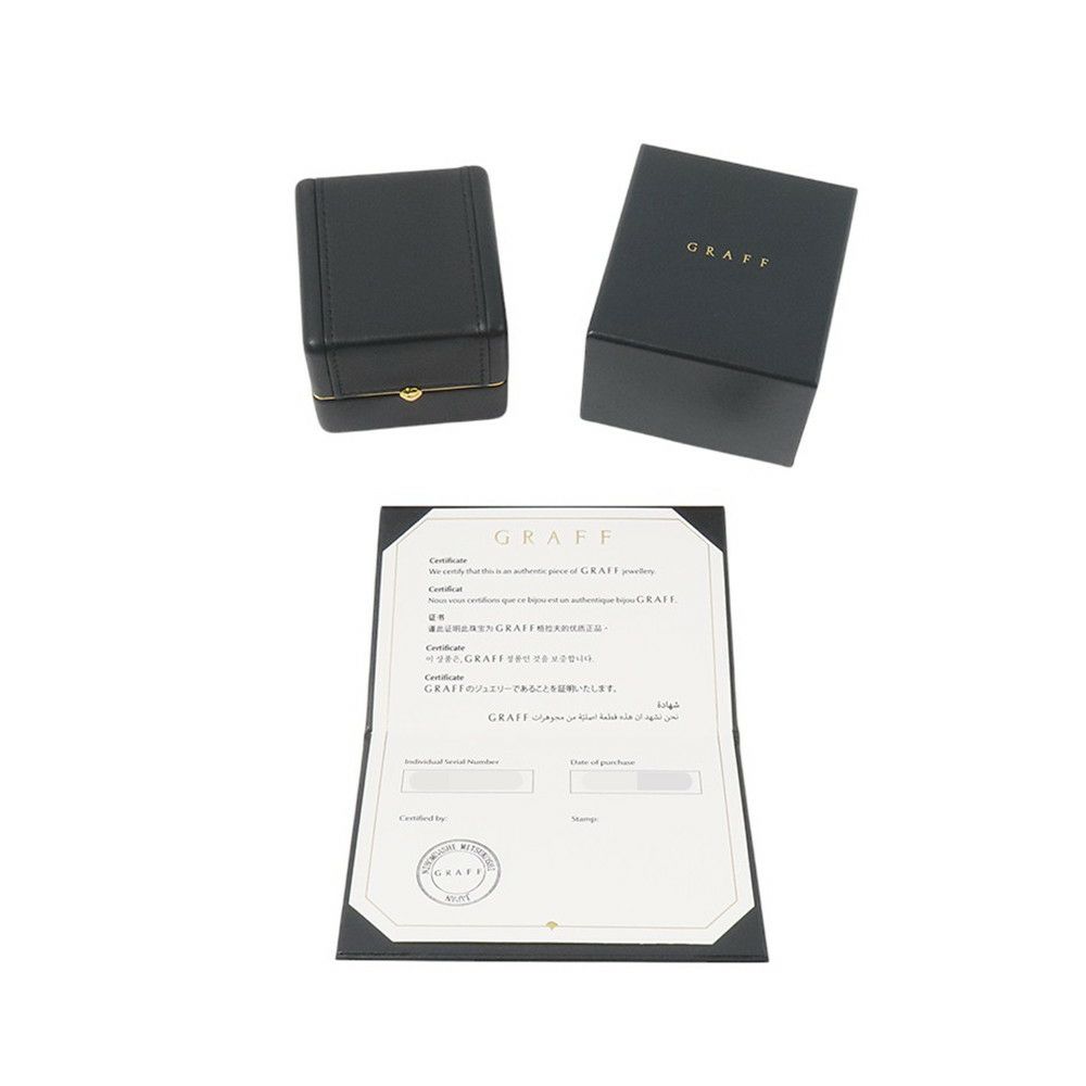 グラフ リング ワイルドフラワー ダイヤモンドクラスター リング ダイヤ 計0.69ct K18WGホワイトゴールド サイズ約14号 指輪