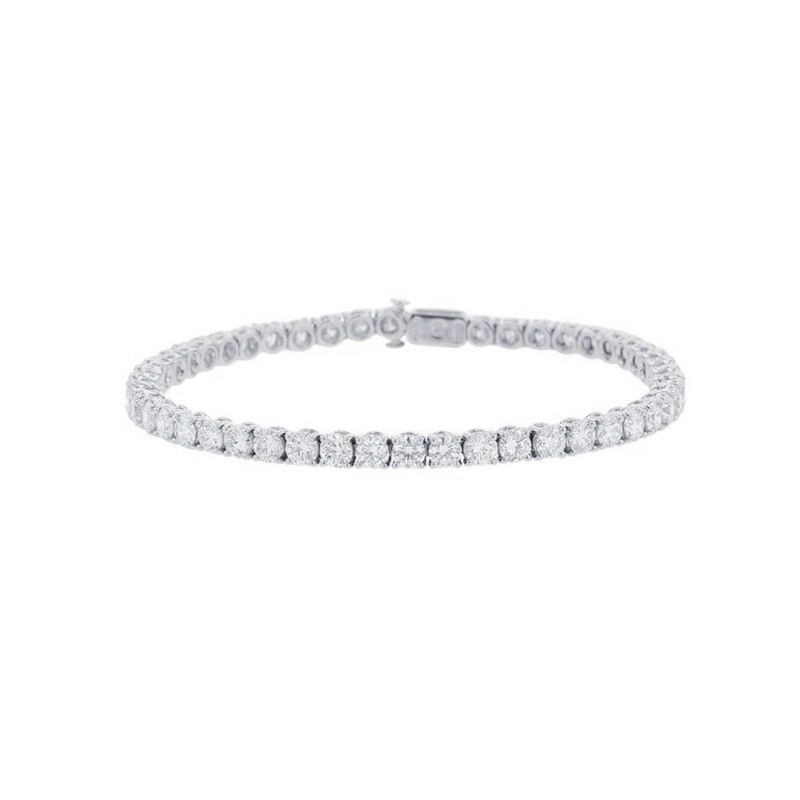 ブルガリ ブレスレット グリフ テニス ブレスレット ダイヤ48P 計約4.5ct K18WGホワイトゴールド BVLGARI ジュエリー