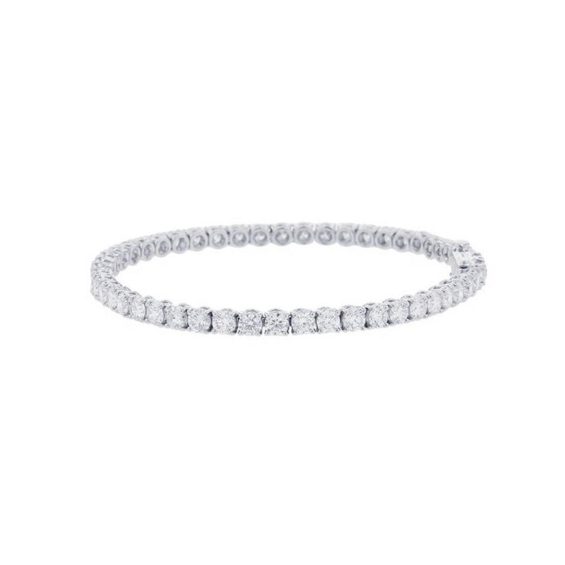ブルガリ ブレスレット グリフ テニス ブレスレット ダイヤ48P 計約4.5ct K18WGホワイトゴールド BVLGARI ジュエリー
