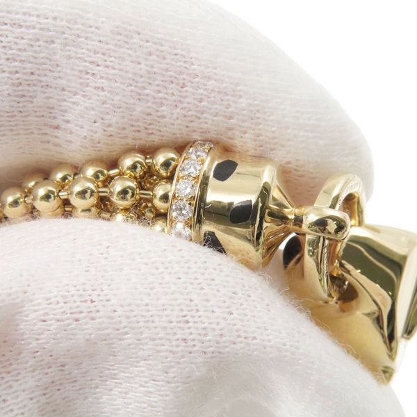 カルティエ ブレスレット パンテール ドゥ ツァボライトガーネット/オニキス/ダイヤモンド 38P 計0.26ct K18YG サイズ16 N6709916