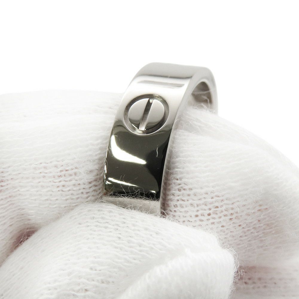 カルティエ リング ラブリング クラシックモデル MM K18WGホワイトゴールド リングサイズ54 B4084700 ジュエリー 指輪