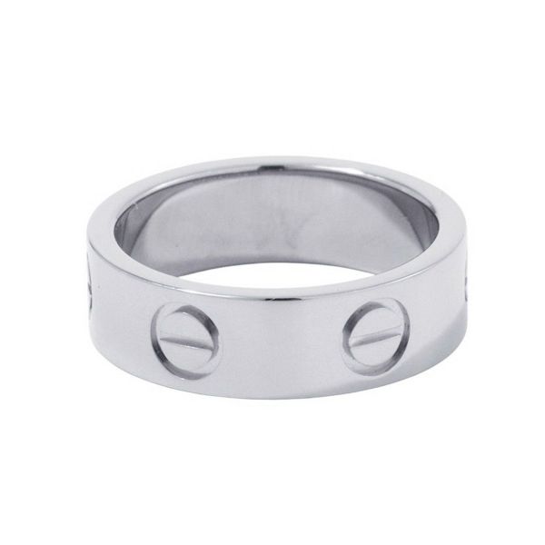 カルティエ リング ラブリング クラシックモデル MM K18WGホワイトゴールド リングサイズ49 B4084700 ジュエリー 指輪