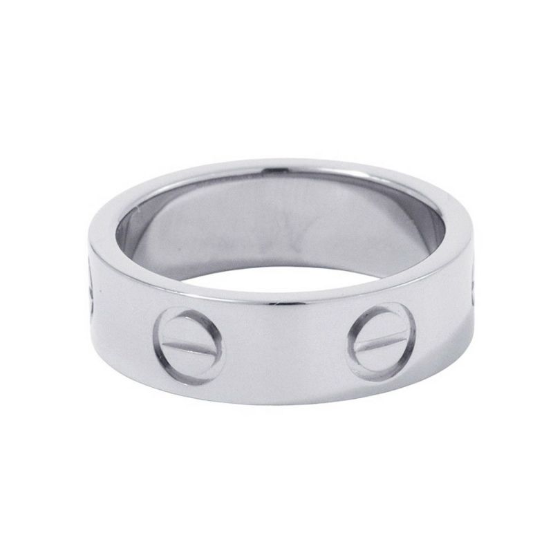 カルティエ リング ラブリング クラシックモデル MM K18WGホワイトゴールド リングサイズ49 B4084700 ジュエリー 指輪