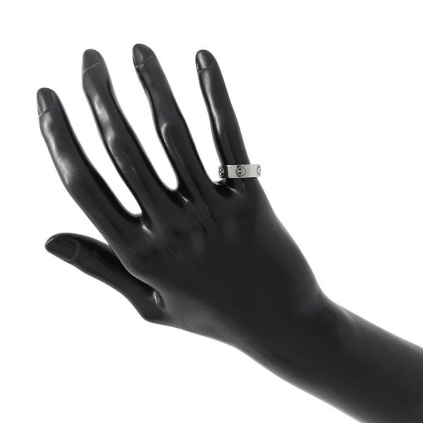 カルティエ リング ラブリング クラシックモデル MM K18WGホワイトゴールド リングサイズ49 B4084700 ジュエリー 指輪