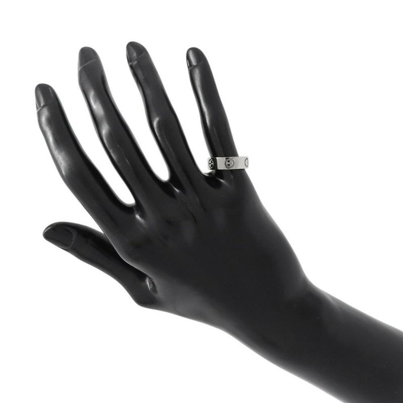 カルティエ リング ラブリング クラシックモデル MM K18WGホワイトゴールド リングサイズ49 B4084700 ジュエリー 指輪