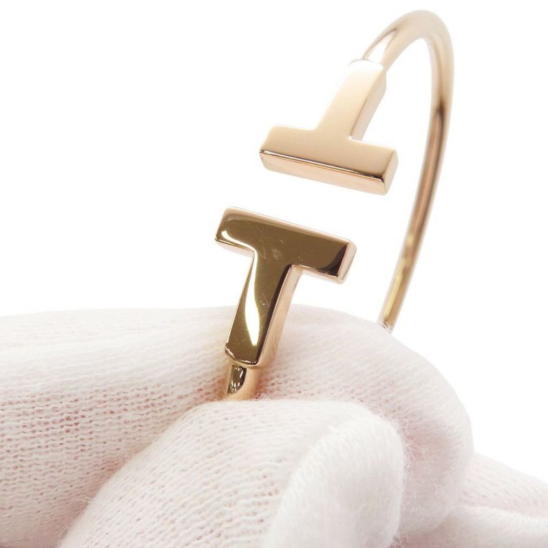 ティファニー ブレスレット Tワイヤー サイズスモール K18PGピンクゴールド 60010745 ジュエリー