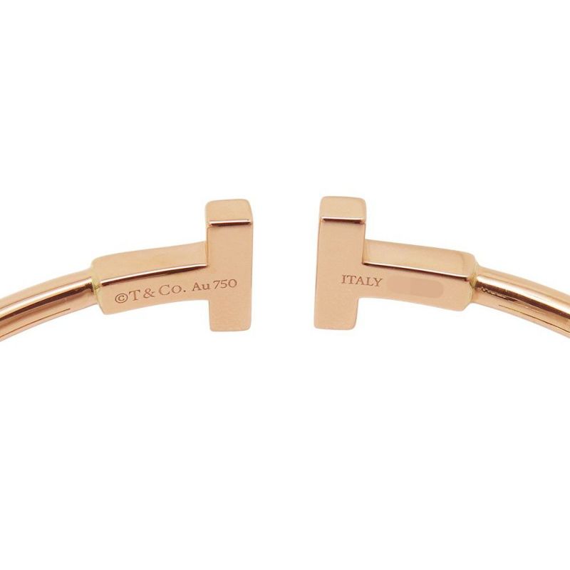 ティファニー ブレスレット Tワイヤー サイズスモール K18PGピンクゴールド 60010745 ジュエリー