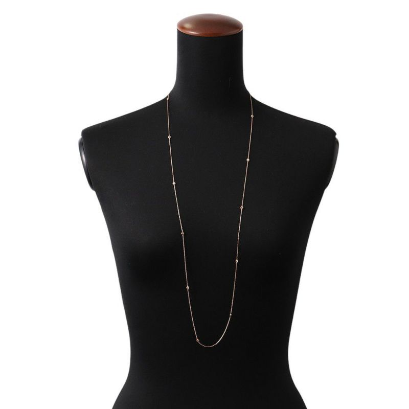 カルティエ ネックレス ディアマン レジェ ダイヤモンド 12P K18PGピンクゴールド B7221000 Cartier ロングネックレス