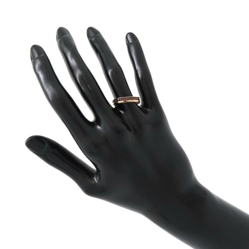 ブシュロン リング キャトル クラシック ハーフ K18PGピンクゴールド ブラウンPVD サイズ53 JAL00175 ジュエリー 指輪