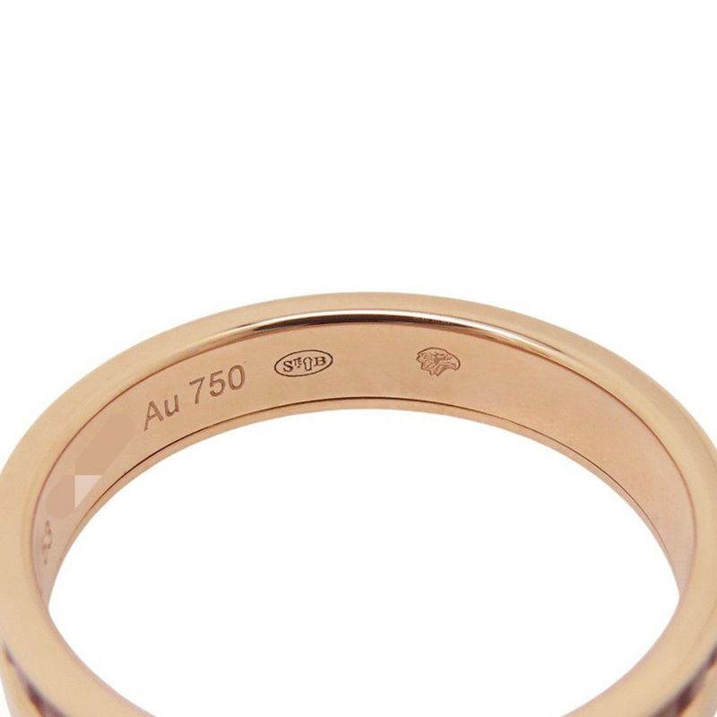 ブシュロン リング キャトル クラシック ハーフ K18PGピンクゴールド ブラウンPVD サイズ53 JAL00175 ジュエリー 指輪
