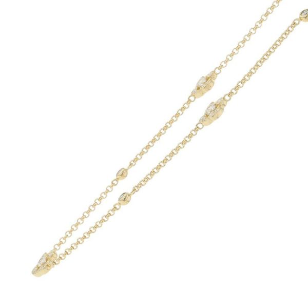 モニッケンダム ネックレス イングリッシュローズ 7モチーフ ステーション ダイヤモンド 計1.64ct K18YGイエローゴールド MONNICKENDAM