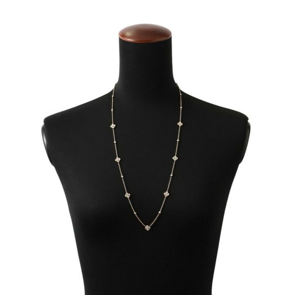 モニッケンダム ネックレス イングリッシュローズ 7モチーフ ステーション ダイヤモンド 計1.64ct K18YGイエローゴールド MONNICKENDAM