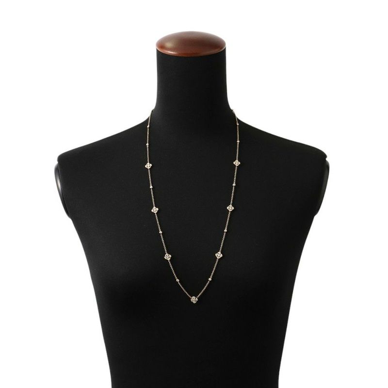 モニッケンダム ネックレス イングリッシュローズ 7モチーフ ステーション ダイヤモンド 計1.64ct K18YGイエローゴールド MONNICKENDAM