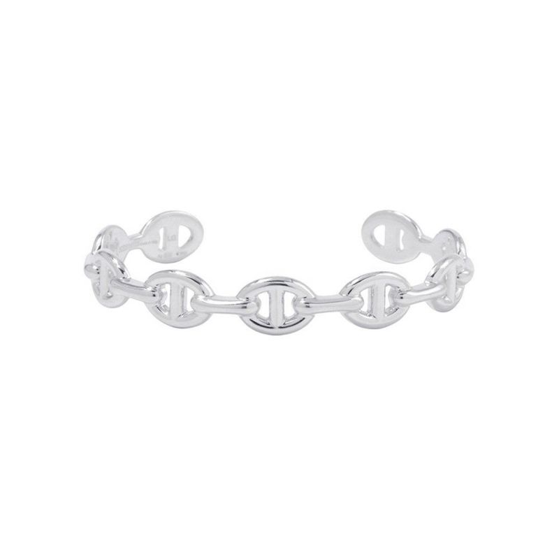 エルメス ブレスレット シェーヌダンクル アンシェネ バングル SV925シルバー サイズLG HERMES バングル